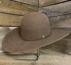 Rodeo King Rodeo King 7X Tan Belly Open Crown Hat