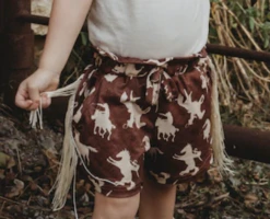 Shea Baby Shea Baby Brown Cowboy Shorts