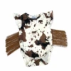 Shea Baby Shea Baby Cowprint Fringe Onesie -Ariat Store shea baby shea baby cowprint fringe onesie