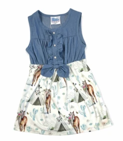 Shea Baby Shea Baby Denim Teepee Dress