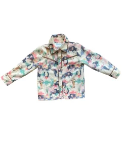 Shea Baby Shea Baby Infant/Toddler Girls Wild Buffalo Snap Shirt