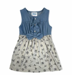 Shea Baby Shea Baby Toddler's Denim & Brand Dress