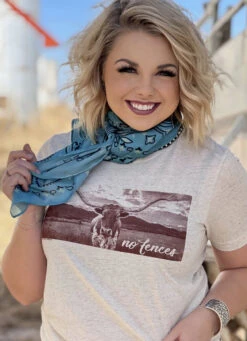 Texas True Texas True Ladies No Fences Tee XL