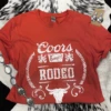 WHISKEY & LACE Whiskey & Lace Red Coors Graphic Tee -Ariat Store whiskey lace whiskey lace red coors graphic tee