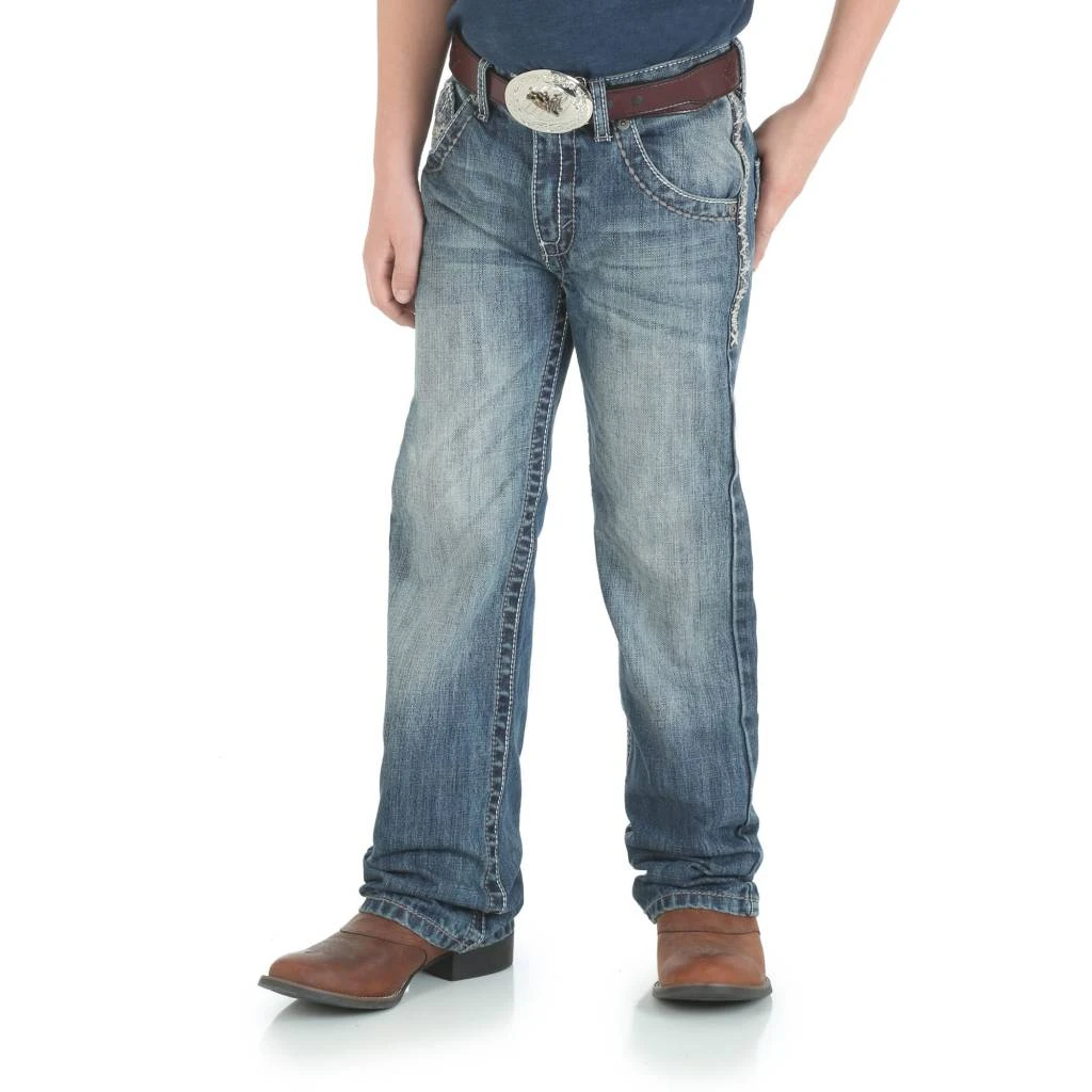 Wrangler Boy's Wrangler 20X No. 42 Vintage Boot Jean 42JWXBB (1T-7 REG) 3 Wrangler Boy's Wrangler 20X No. 42 Vintage Boot Jean 42JWXBB (1T-7 REG)