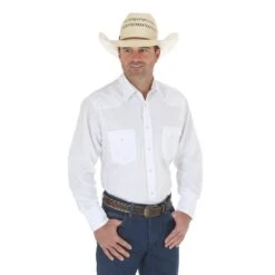 Wrangler Men's Wrangler Sport Western Snap Front Shirt 75221WH