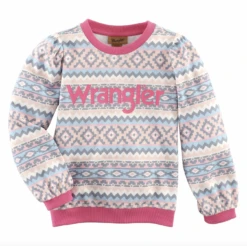 Wrangler Wrangler Girl's Aztec Patterned Sweatshirt