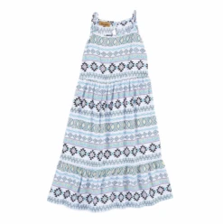 Wrangler Wrangler Girl's Sleeveless Tiered Dress