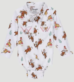 Wrangler Wrangler Infant Girl’s Barrel Racer Bodysuit