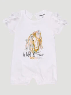 Wrangler Wrangler Infant Girl’s Horse Romper