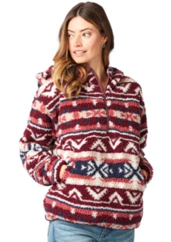 Wrangler Wrangler Ladies American Sherpa Pullover C4