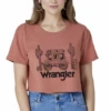 Wrangler Wrangler Ladies Redwood Crop Top -Ariat Store wrangler wrangler ladies redwood crop top