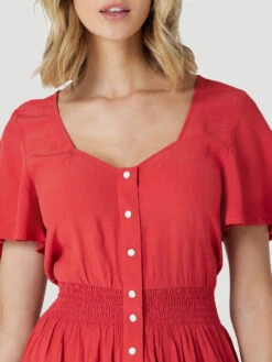 Wrangler Wrangler Ladies Retro Flutter Dress -Ariat Store wrangler wrangler ladies retro flutter dress 2