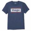 Wrangler Wrangler Men's Navy Graphic Tee -Ariat Store wrangler wrangler mens navy graphic tee