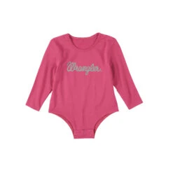 Wrangler Wrangler Pink Infant Onesie