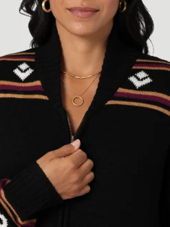 Wrangler Wrangler Women's Full Zip Cardigan -Ariat Store wrangler wrangler womens full zip cardigan 2